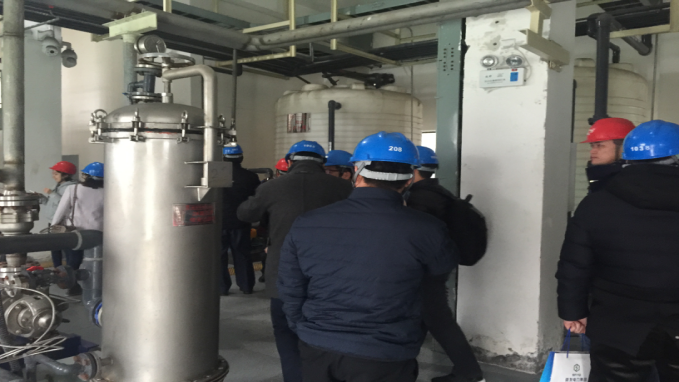 中國(guó)華電集團(tuán)公司到焦作萬(wàn)方項(xiàng)目部參觀(guān)考察